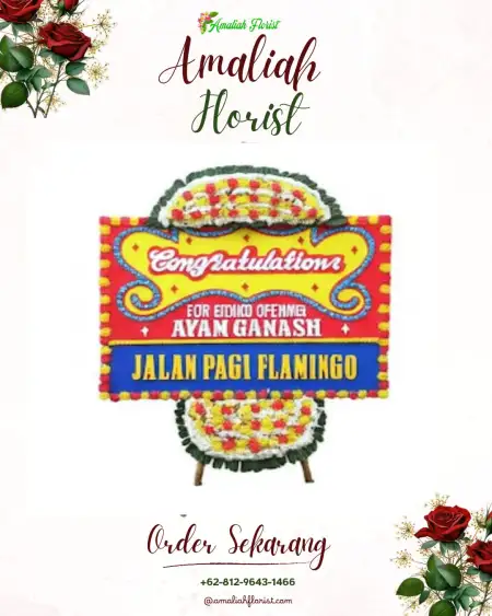 Sewa Papan Bunga Ulok Manik